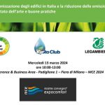 Expocomfort MCE, Energiesprong a Fiera Milano